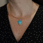 Bauhaus Inspired Peruvian Opal Collar