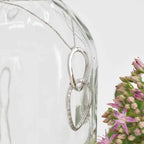 Diamond Double Oval Pendant