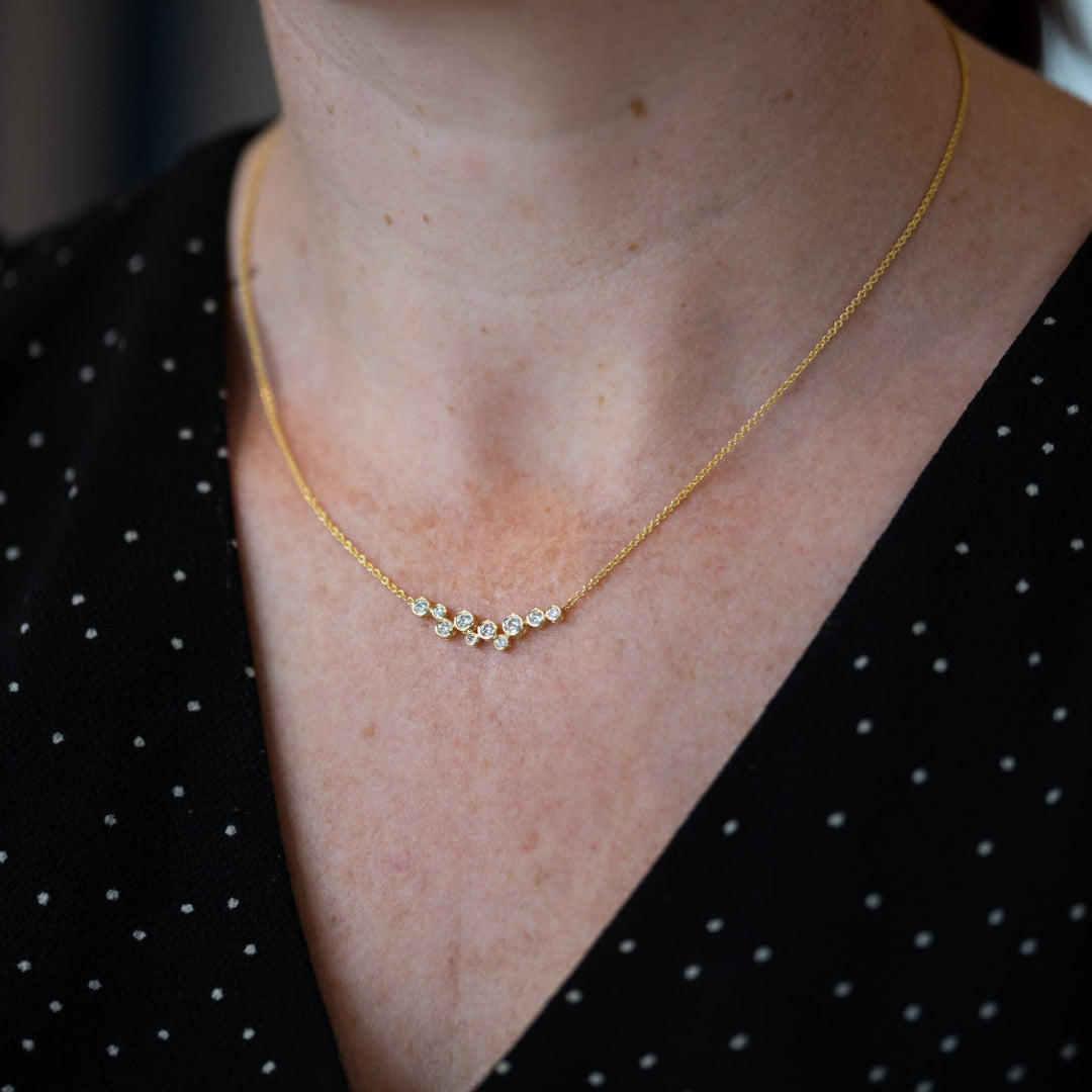 Diamond Bubble Necklace