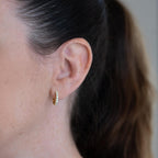 Diamond Hoop Earrings