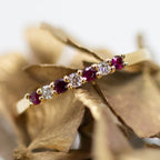Ruby & Diamond Eternity Ring