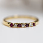 Ruby & Diamond Eternity Ring