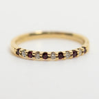Fine Ruby & Diamond Eternity Ring