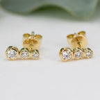 Diamond Bubble Drop Earrings