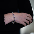 Silver Amethyst Bracelet