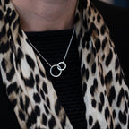 Silver Interlocking Circles Pendant