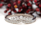 Diamond Tiara Wedding Band