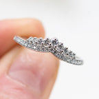 Diamond Tiara Wedding Band