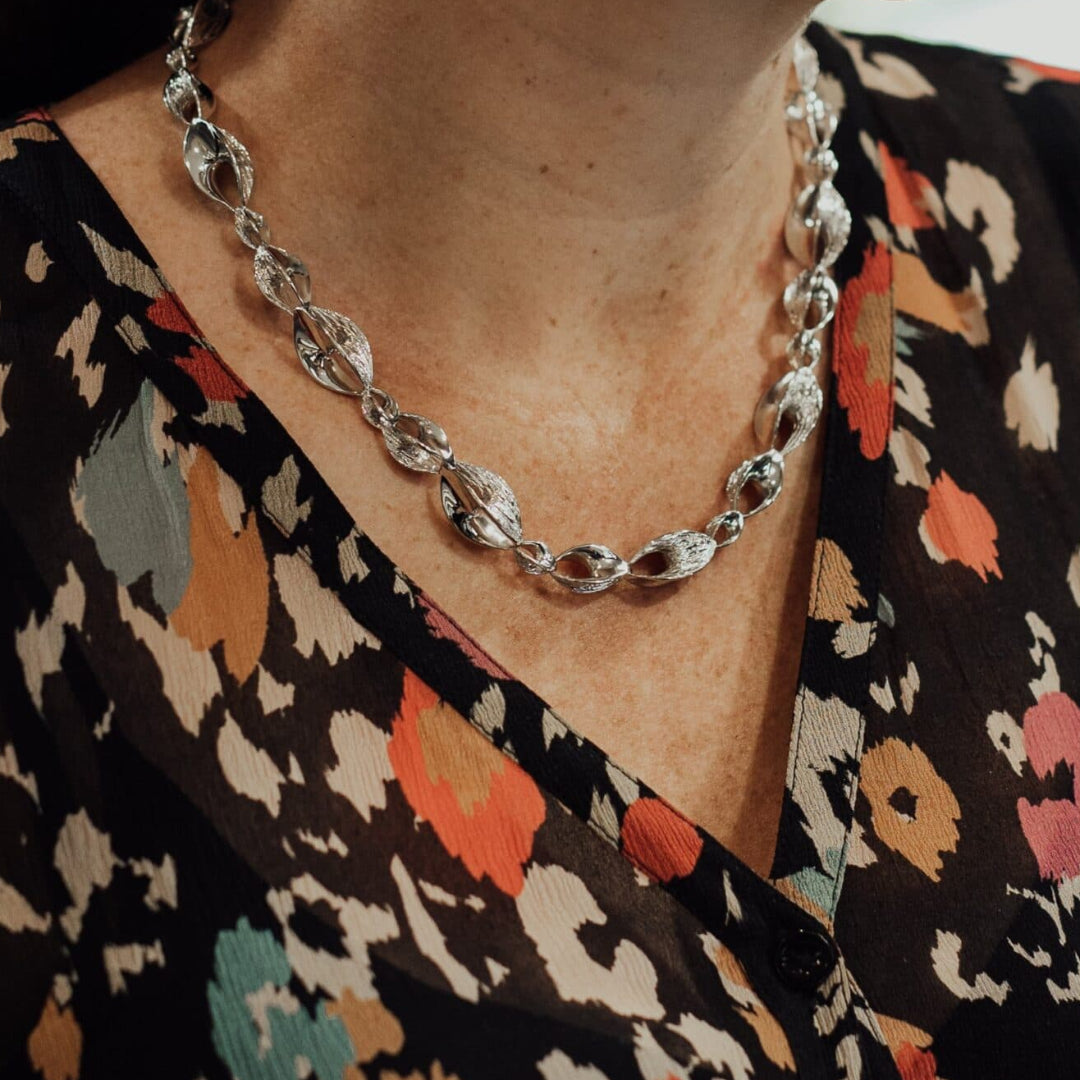 Silver Hayseed Necklace