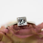 Princess Cut Diamond Solitaire