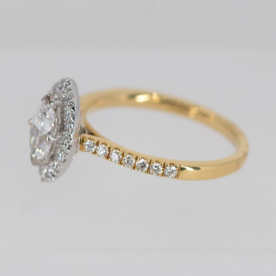 0.70ct Marquise Diamond Ring