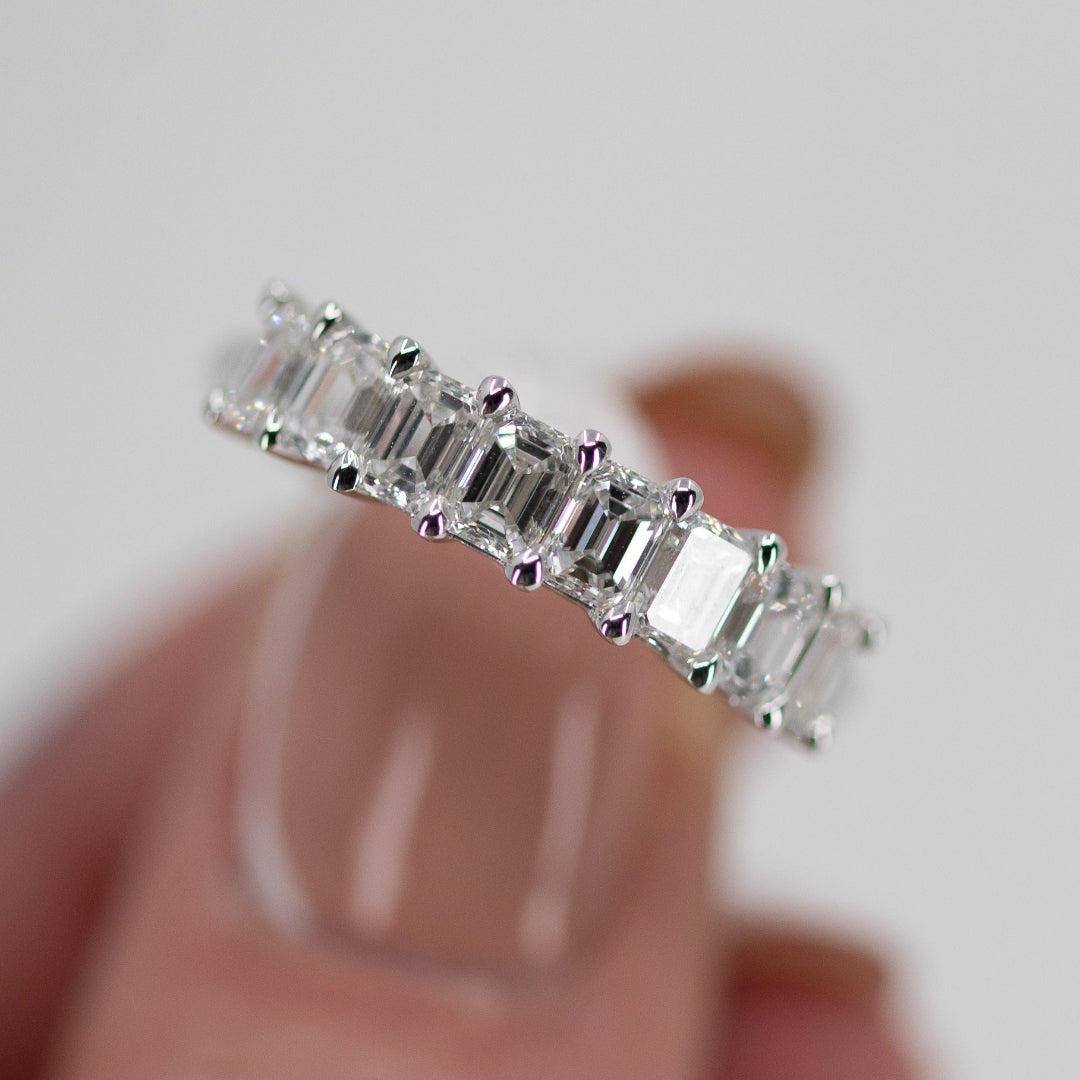 1.87ct Emerald Cut Diamond Ring