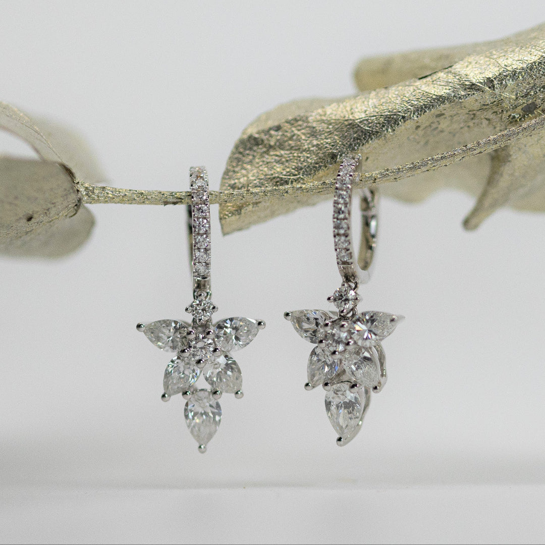 1.79ct Diamond Drop Earrings