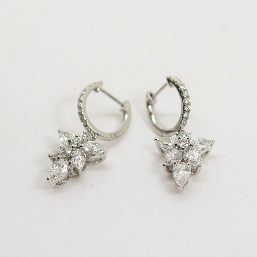 1.79ct Diamond Drop Earrings
