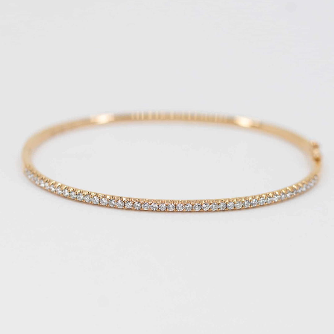 Pretty Diamond Set Bangle