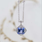 Tanzanite & Diamond Pendant