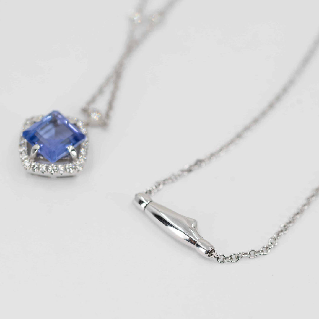 Tanzanite & Diamond Pendant