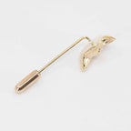 Solid 9ct Gold Fox Head Pin