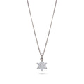 Diamond Flower Cluster Pendant