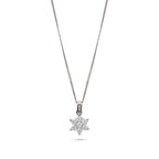 Diamond Flower Cluster Pendant