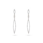 Diamond Marquise Drop Earrings