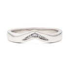 Diamond Wishbone Wedding Ring