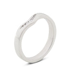 Diamond Wishbone Wedding Ring