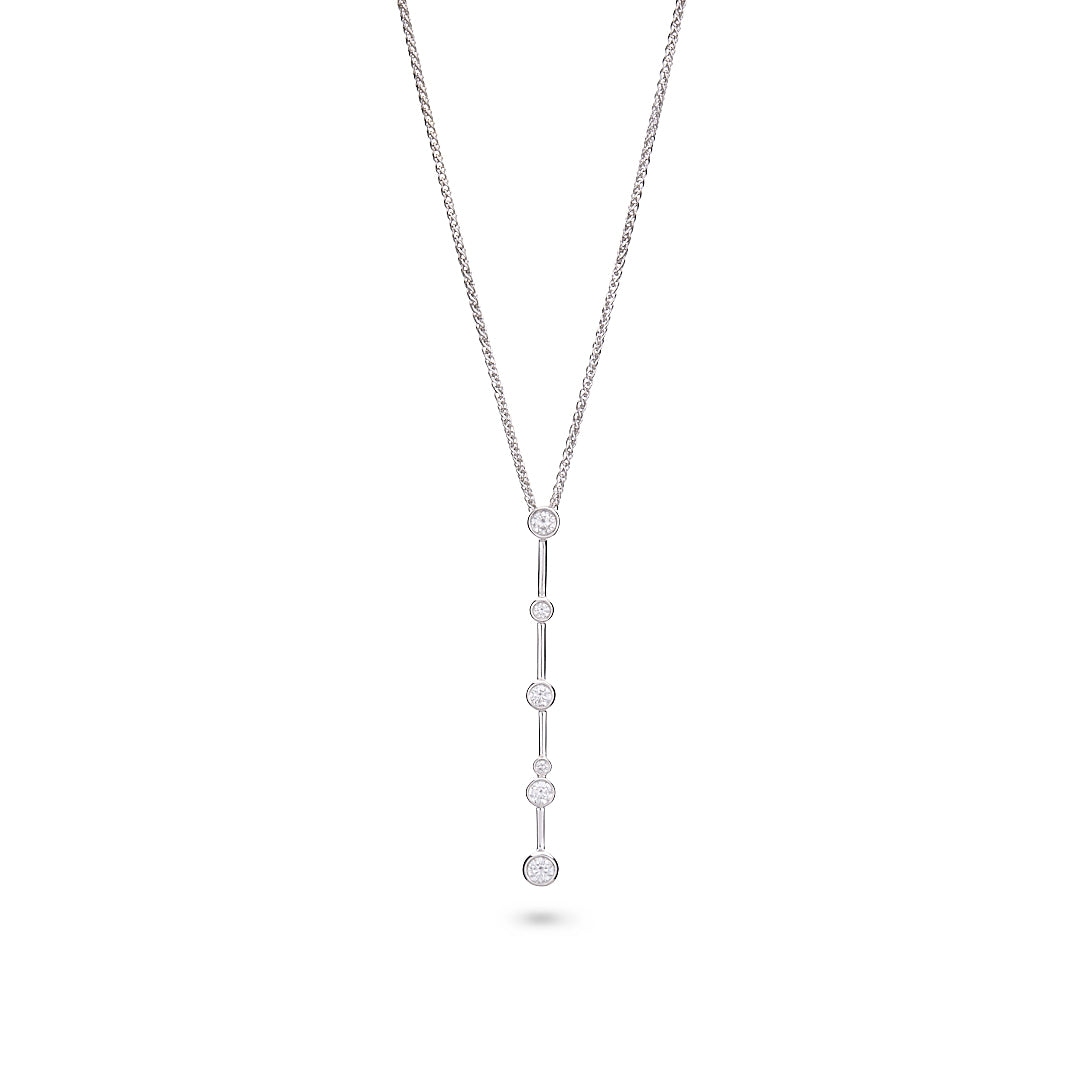 Diamond Bar Necklace