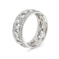 Diamond Crown Double Stacking Rings