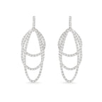 Elliptical Diamond Earrings
