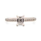 Emerald Cut Diamond Ring