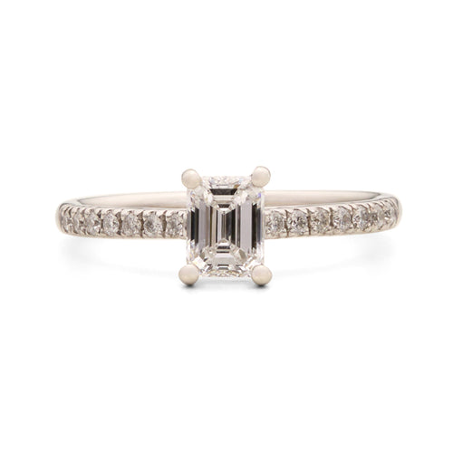 Emerald Cut Diamond Ring
