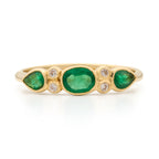 Emerald & Diamond Eternity Ring