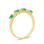 Emerald & Diamond Eternity Ring