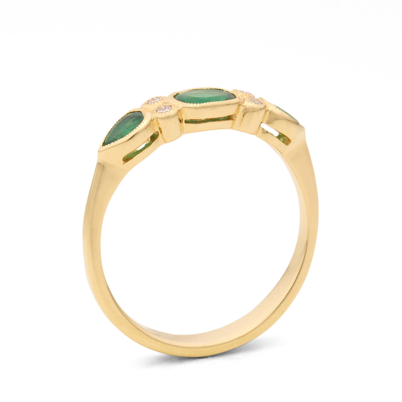 Emerald & Diamond Eternity Ring