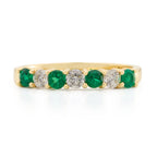 Emerald & Diamond Eternity Ring