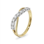 Entwined Diamond Ring