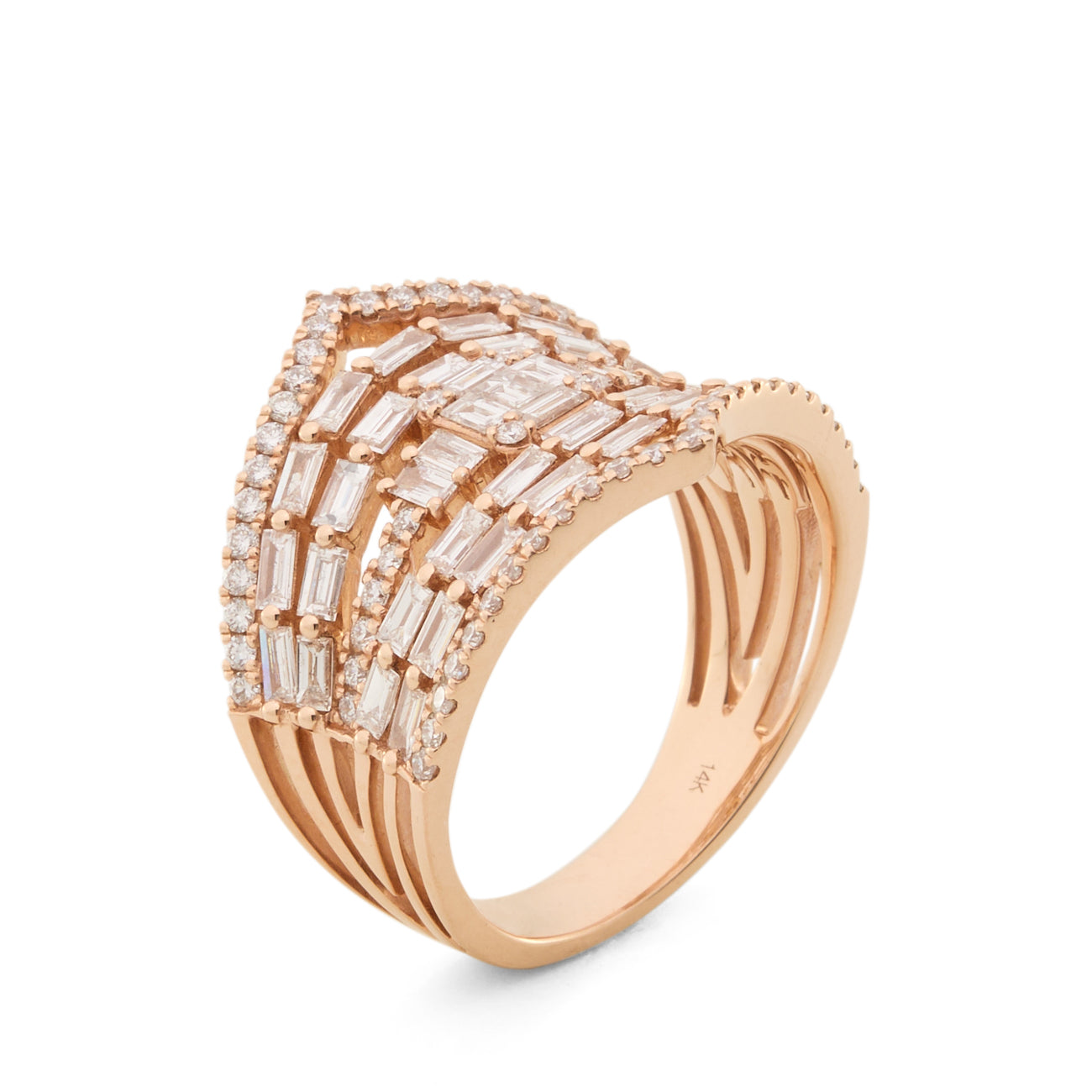 1.60ct Rose Gold Diamond Ring