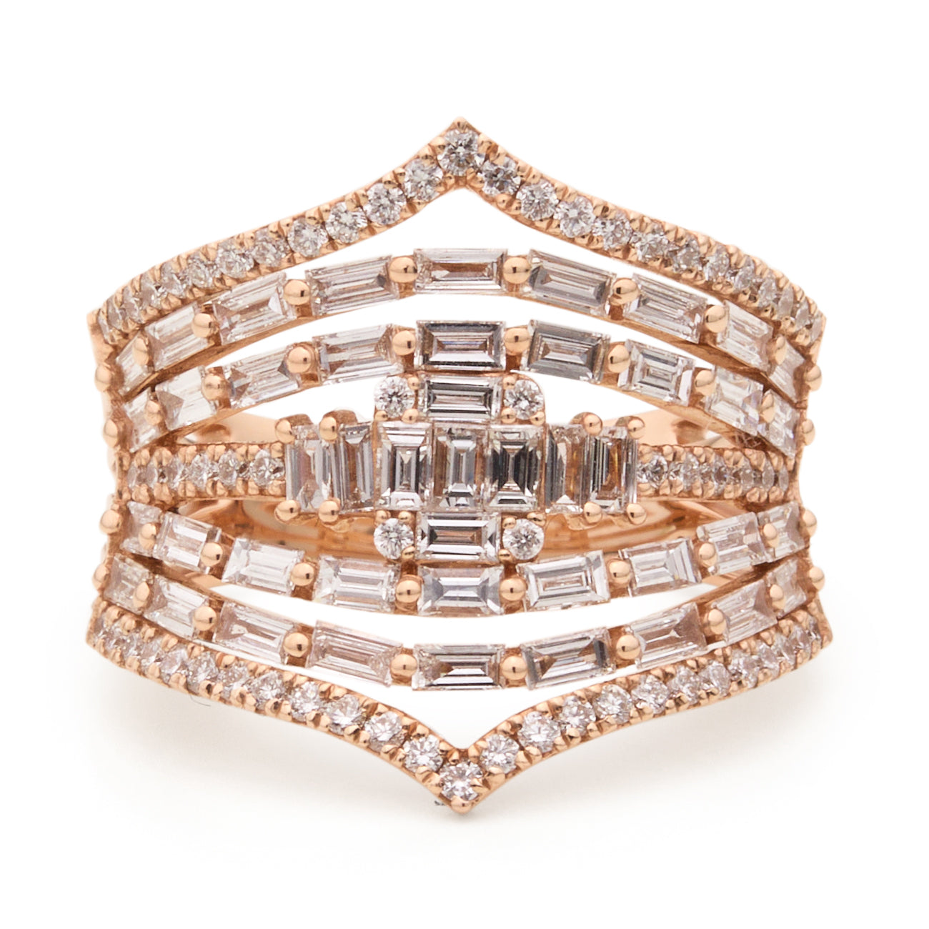 1.60ct Rose Gold Diamond Ring
