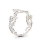 Floral Filigree Diamond Ring
