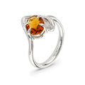 Flourish Sterling Silver & Citrine Ring