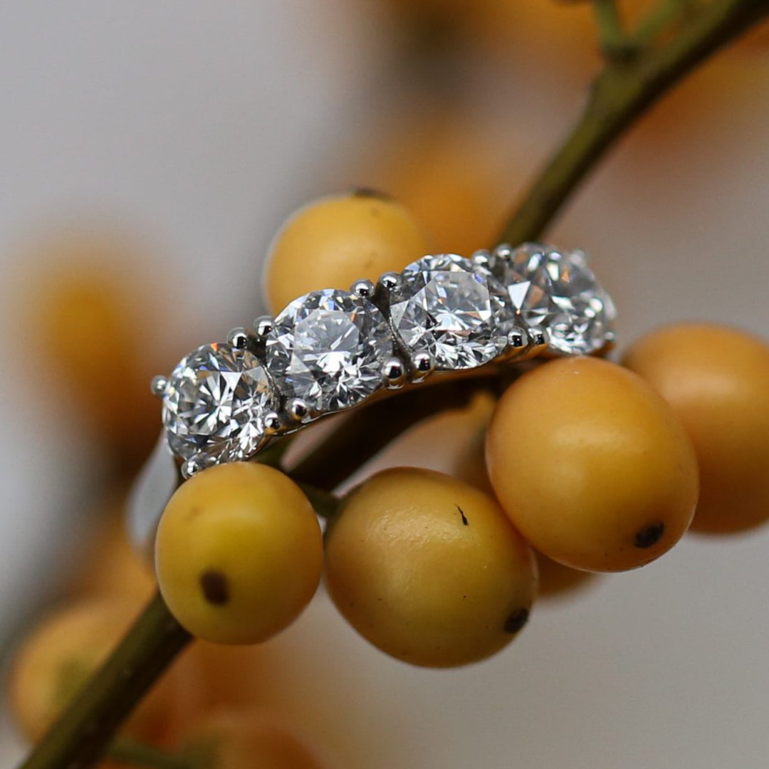 2.02 Carat Four Diamond Ring