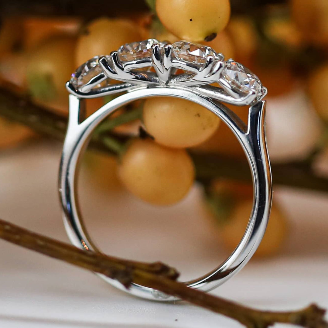 2.02 Carat Four Diamond Ring