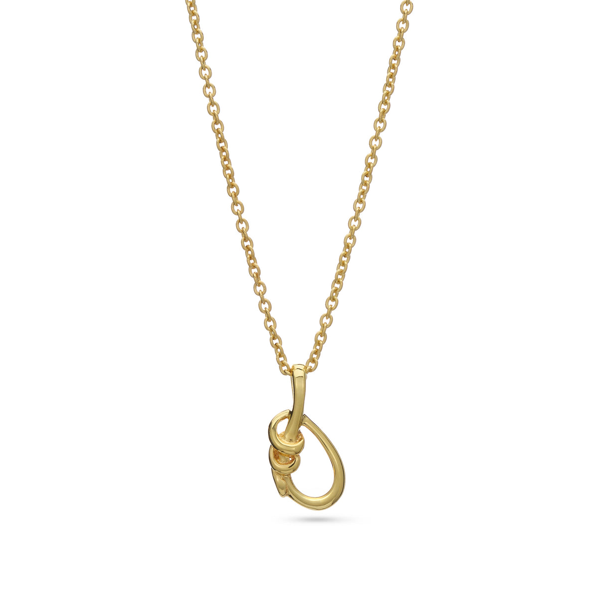 Gold-Plated Knot Pendant