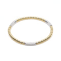 Gold & Diamond Stretch Bracelet