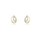 Gold & Diamond Twist Earrings