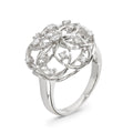 Interlaced Diamond Cocktail Ring