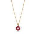 Marquise & Ruby Diamond Pendant