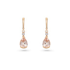 Morganite & Diamond Drop Earrings