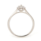 Pear Cut Diamond Halo Ring